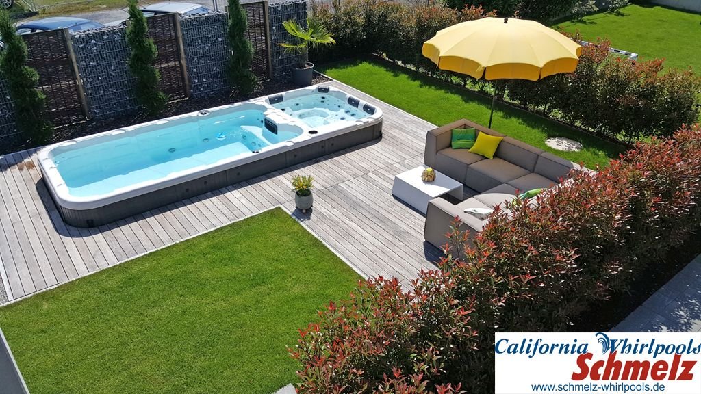 Ulkoporeallas ja swim spa, esittelykappale