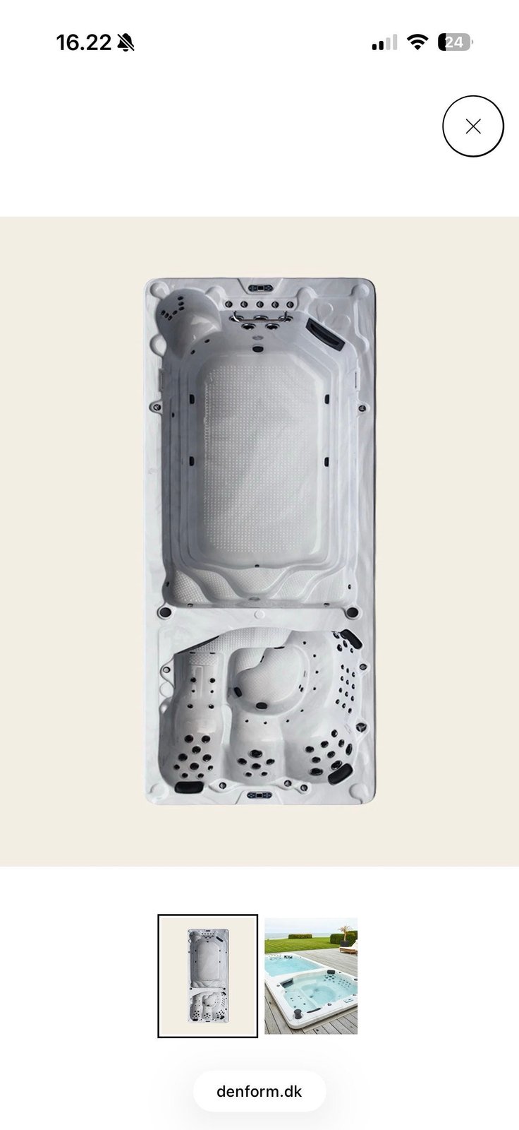 Plavecké spa Denform s protiproudem