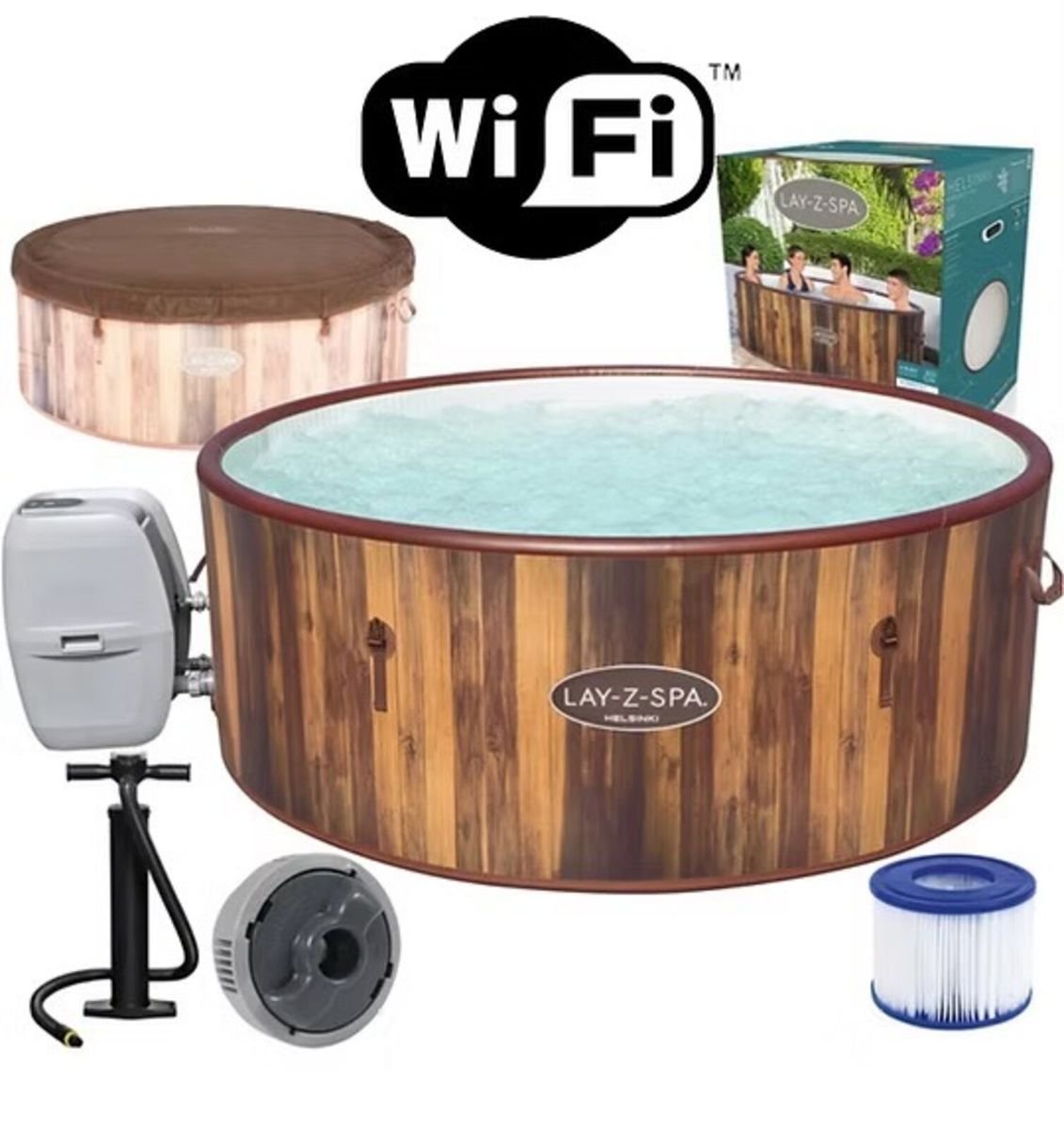 Lay-Z-Spa Helsinki AirJet jakuzzi