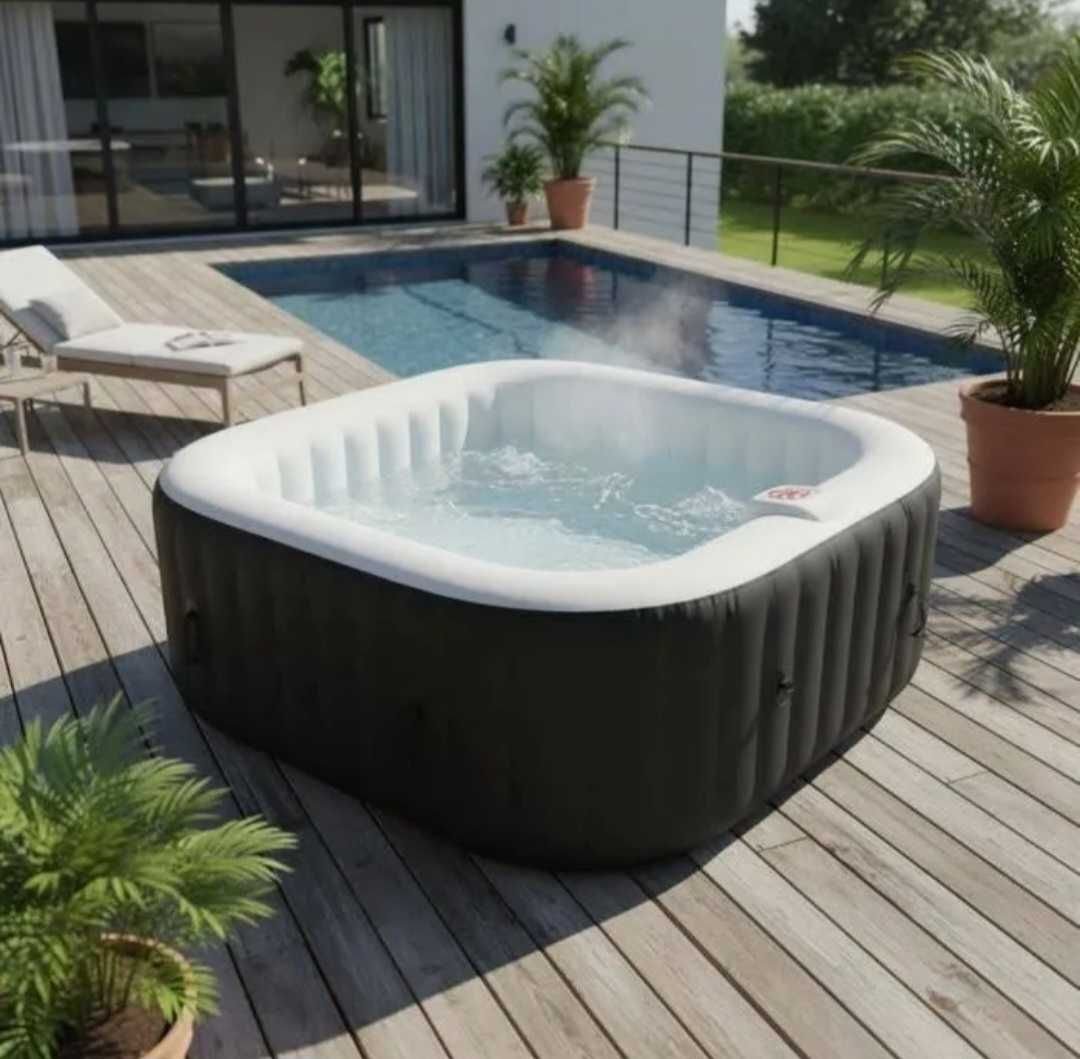 Új felfújható jakuzzi 4 főre, 150x150 cm